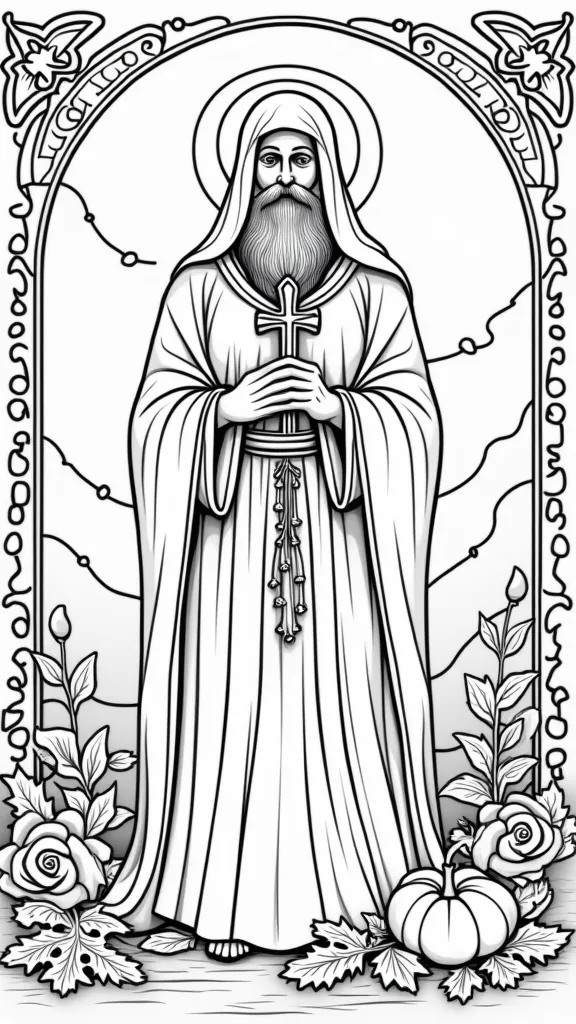 all saints day coloring pages free